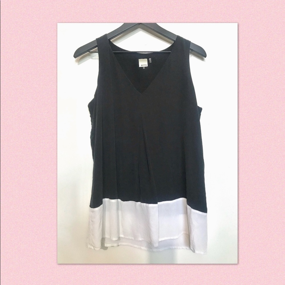Ecru 100% Silk Classy Tank
